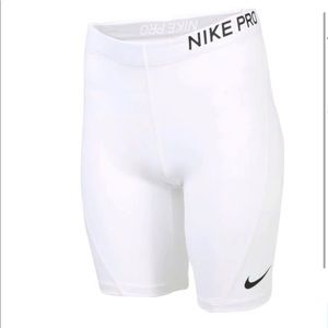 White Nike Pro Dri-Fit Spandex (Long)